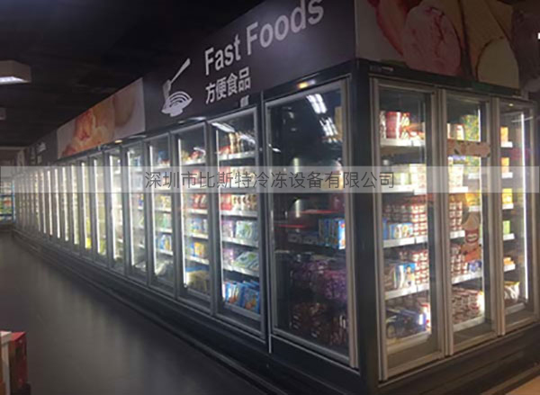 茂名超市冷冻玻璃展示立柜